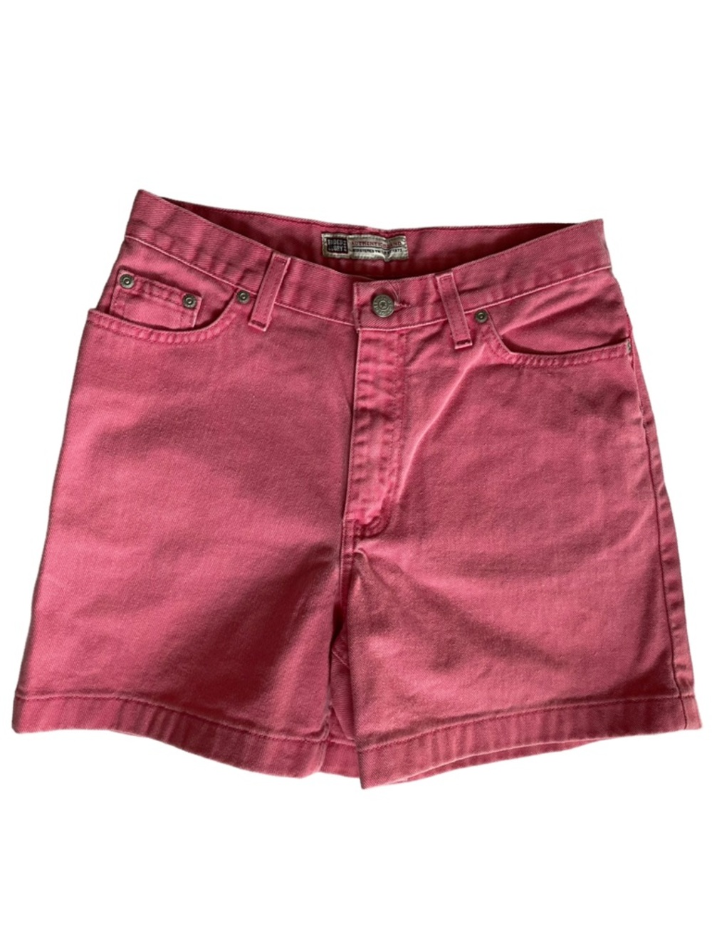 FADED GLORY High Waist Rose Pink Cotton Denim Shorts Size 6